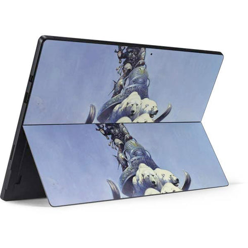 Frazetta Sliver Warrior Surface Pro 7 Skin