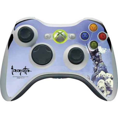 Frazetta Sliver Warrior Xbox 360 Wireless Controller Skin