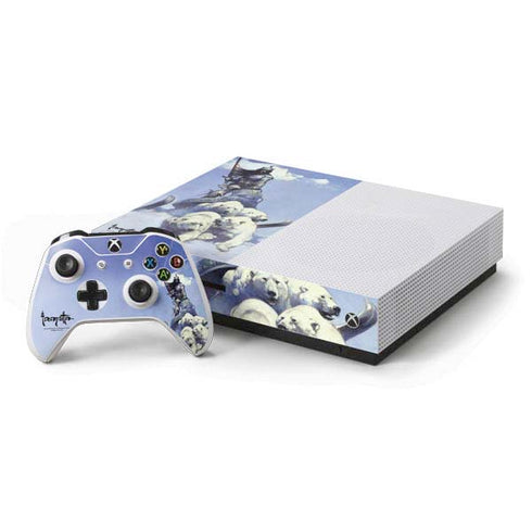 Frazetta Sliver Warrior Xbox One S Console and Controller Bundle Skin