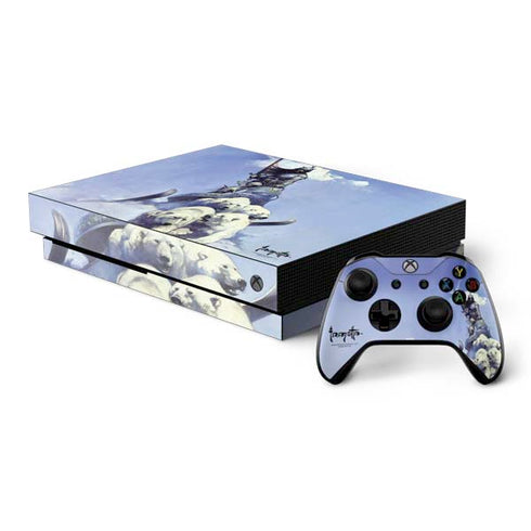 Frazetta Sliver Warrior Xbox One X Bundle Skin