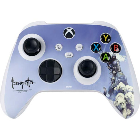 Frazetta Sliver Warrior Xbox Series S Controller Skin
