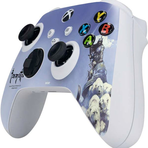 Frazetta Sliver Warrior Xbox Series S Controller Skin