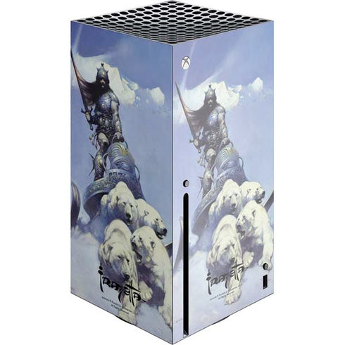 Frazetta Sliver Warrior Xbox Series X Console Skin
