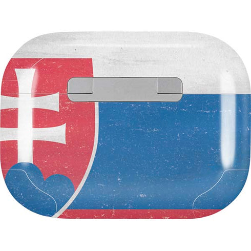 Slovakia Flag Distressed AirPods Pro 2nd Gen Skin