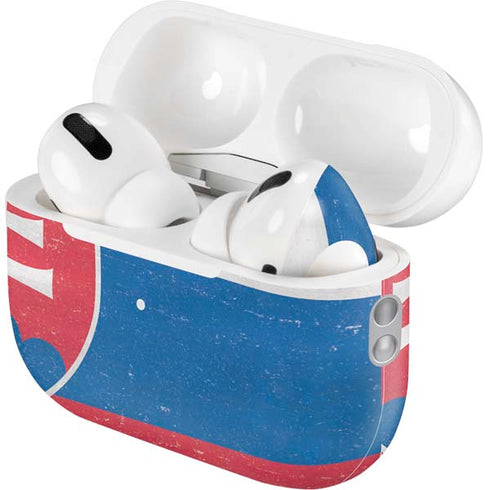 Slovakia Flag Distressed AirPods Pro 2nd Gen Skin