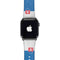 Slovakia Flag Distressed Apple Watch Band 42-44mm