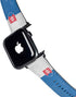 Slovakia Flag Distressed Apple Watch Band 38-40mm