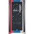 Slovakia Flag Distressed Corsair 4000D Tempered Glass Mid-Tower ATX Case Skin