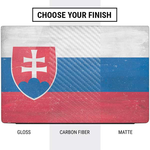 Slovakia Flag Distressed Dell Vostro Skin