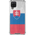 Slovakia Flag Distressed Galaxy A12 Clear Case