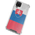 Slovakia Flag Distressed Galaxy A12 Clear Case