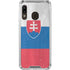 Slovakia Flag Distressed Galaxy A30 Clear Case