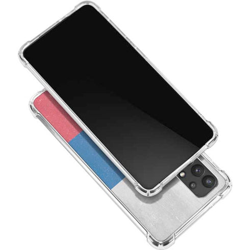Slovakia Flag Distressed Galaxy A32 5G Clear Case