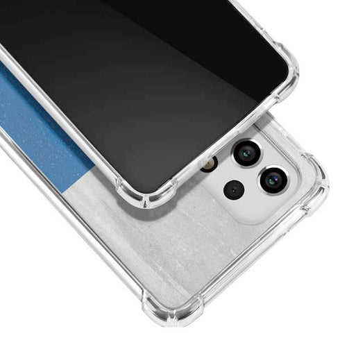 Slovakia Flag Distressed Galaxy A53 5G Clear Case