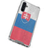 Slovakia Flag Distressed Galaxy A54 5G Clear Case