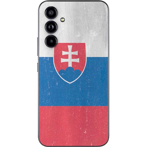 Slovakia Flag Distressed Galaxy A54 5G Skin