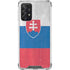 Slovakia Flag Distressed Galaxy A72 5G Clear Case