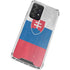 Slovakia Flag Distressed Galaxy A72 5G Clear Case