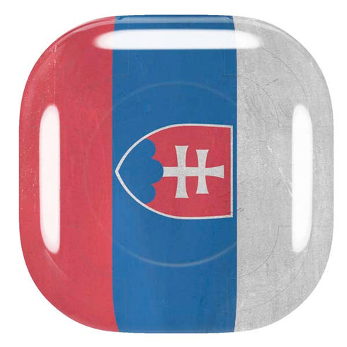 Slovakia Flag Distressed Galaxy Buds Pro Skin