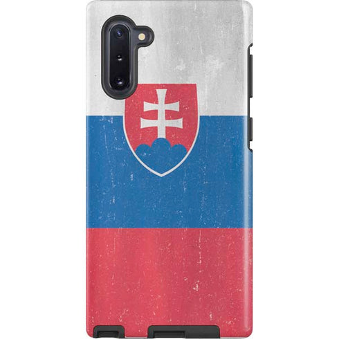 Slovakia Flag Distressed Galaxy Note 10 Pro Case