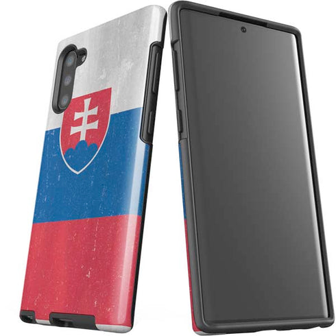 Slovakia Flag Distressed Galaxy Note 10 Pro Case