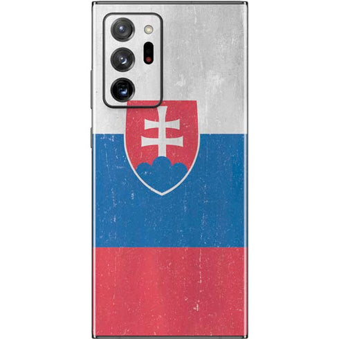 Slovakia Flag Distressed Galaxy Note20 Ultra 5G Skin