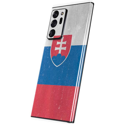 Slovakia Flag Distressed Galaxy Note20 Ultra 5G Skin