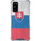 Slovakia Flag Distressed Galaxy S20 FE Clear Case