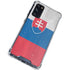 Slovakia Flag Distressed Galaxy S20 FE Clear Case