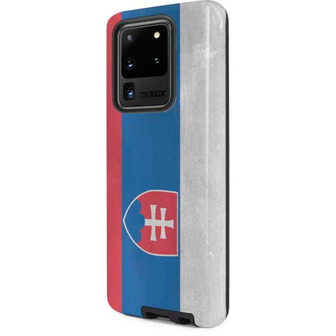Slovakia Flag Distressed Galaxy S20 Ultra 5G Pro Case