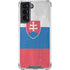 Slovakia Flag Distressed Galaxy S22 Clear Case