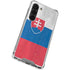 Slovakia Flag Distressed Galaxy S23 Clear Case
