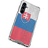 Slovakia Flag Distressed Galaxy S23 FE Clear Case