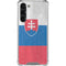 Slovakia Flag Distressed Galaxy S23 Plus Clear Case