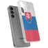 Slovakia Flag Distressed Galaxy S24 Plus Clear Case