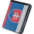 Slovakia Flag Distressed Galaxy Z Flip5 5G Skin