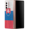 Slovakia Flag Distressed Galaxy Z Fold2 5G Skin