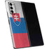 Slovakia Flag Distressed Galaxy Z Fold2 5G Skin