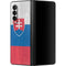Slovakia Flag Distressed Galaxy Z Fold3 5G Skin