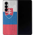 Slovakia Flag Distressed Galaxy Z Fold4 5G Skin