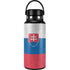 Slovakia Flag Distressed Hydro Flask 32oz Wide Mouth Skin