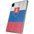 Slovakia Flag Distressed iPad Pro 12.9in (2020) Clear Case
