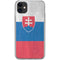 Slovakia Flag Distressed iPhone 11 Clear Case