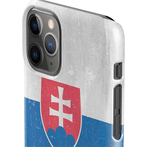 Slovakia Flag Distressed iPhone 11 Pro Lite Case