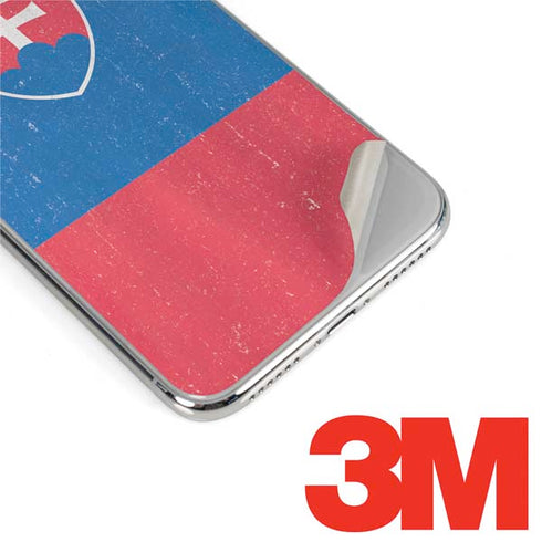 Slovakia Flag Distressed iPhone 11 Pro Max Skin