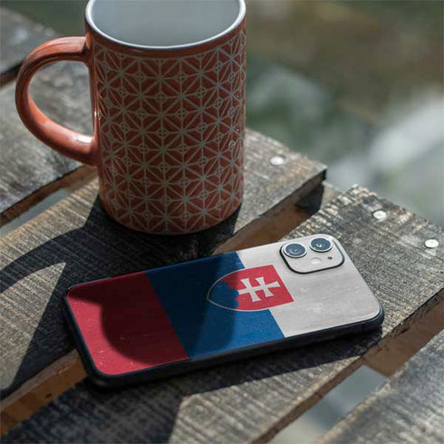 Slovakia Flag Distressed iPhone 11 Skin