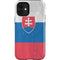 Slovakia Flag Distressed iPhone 12 Mini Impact Case