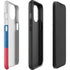Slovakia Flag Distressed iPhone 15 Plus Impact Case
