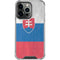 Slovakia Flag Distressed iPhone 14 Pro Clear Case
