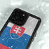 Slovakia Flag Distressed iPhone 14 Pro Max Waterproof Case